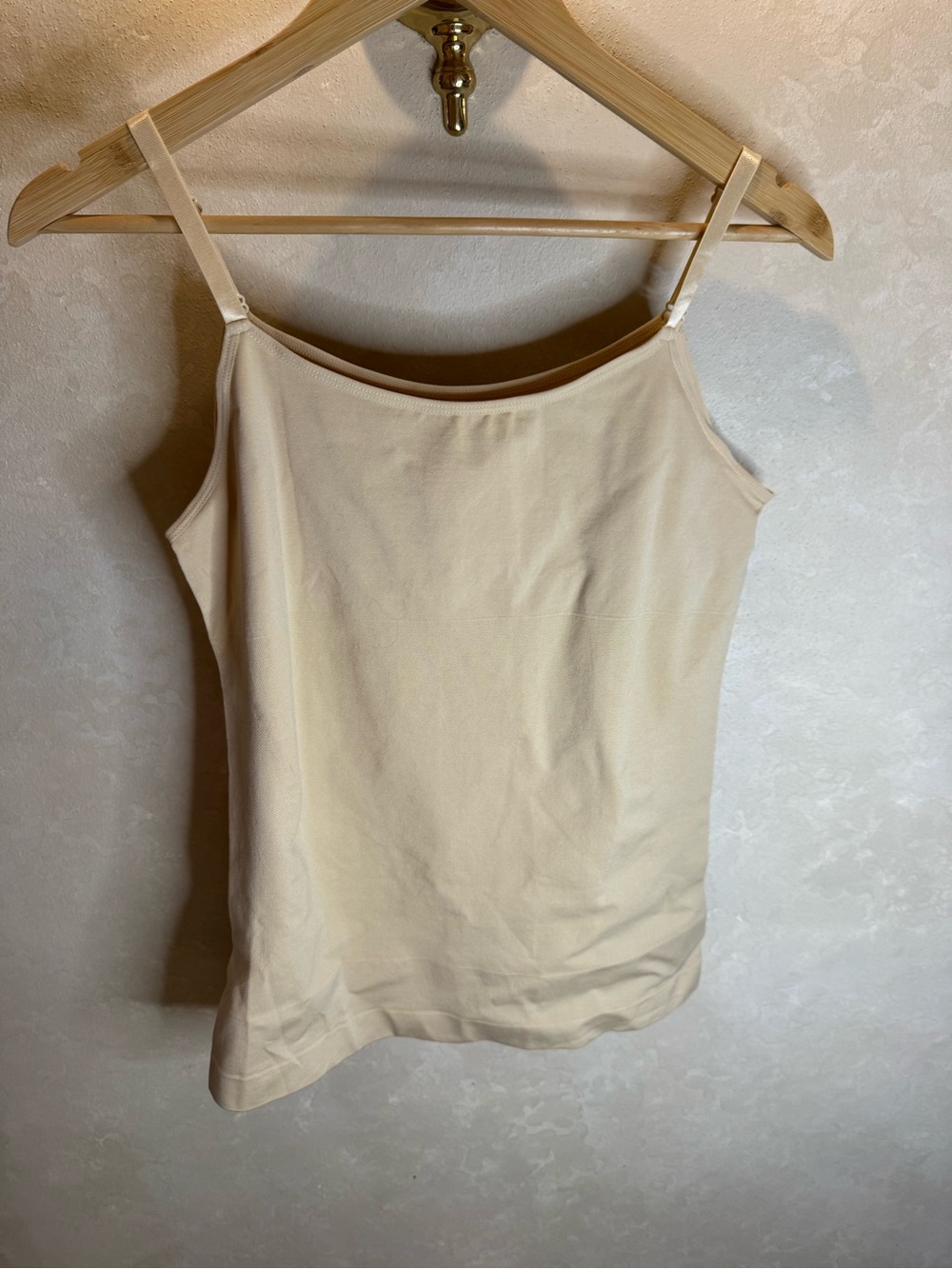 Shapermint Cream Adjustable-Strap Camisole